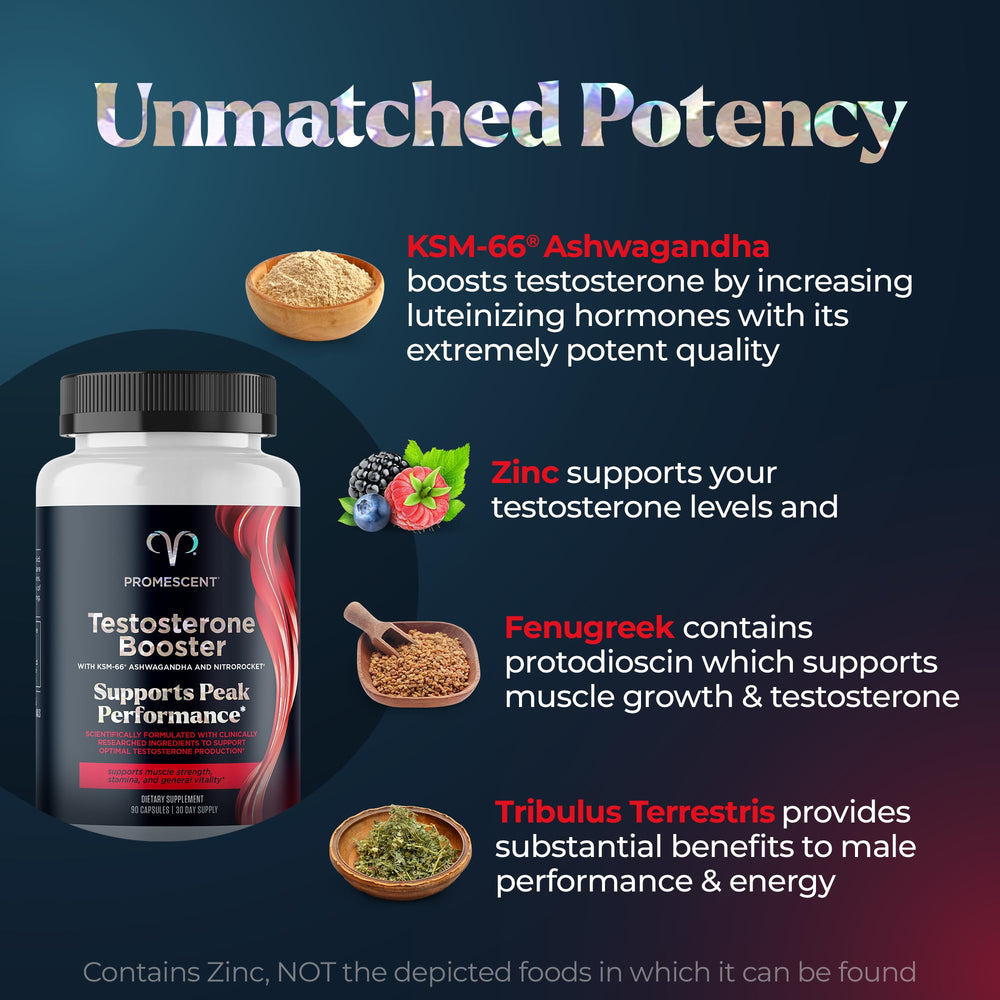 Promescent test booster ashwagandha capsules for daily mood and vigor