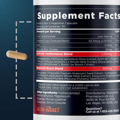 Promescent ingredient label closeup showing premium herbal blend