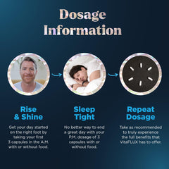 Lifestyle setting featuring VitaFLUX bottle