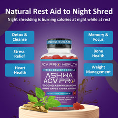 Promethean Wellness Ashwa ACV Pro gummies stacked to emphasize compact keto-friendly snack