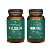 Front view of Prominent Nutrition Berberine Phytosome supplement 2 pack