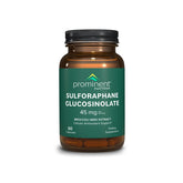 Prominent Nutrition sulforaphane supplement bottle displaying 45 mg per serving