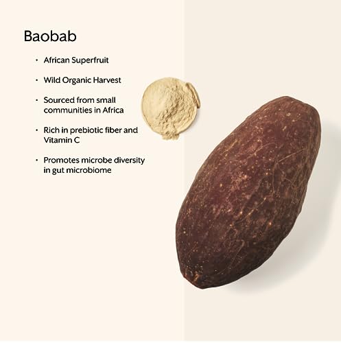 Baobab fruit and natural fiber visual