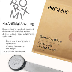 Promix nutrition facts reveal 25g protein per serving option.