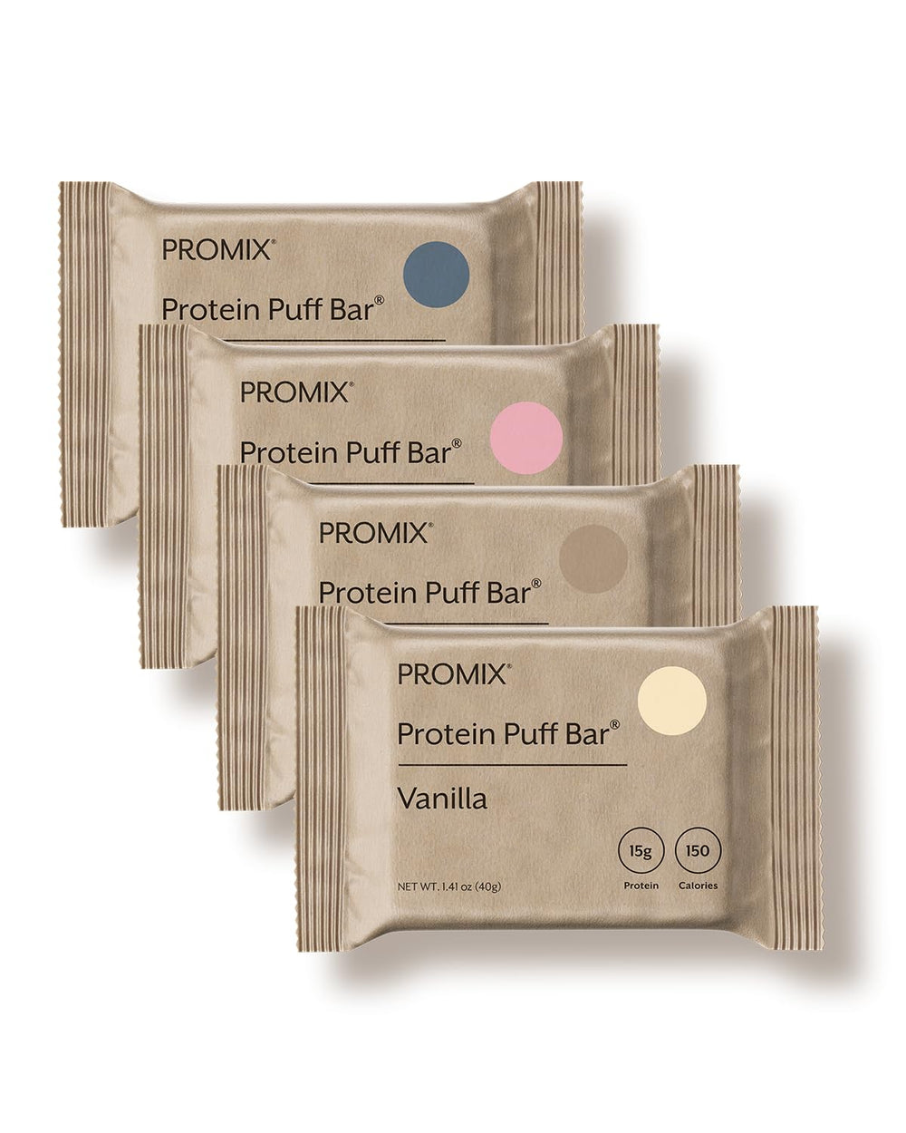Promix Protein Puff Bars Variety Pack Vanilla flavor