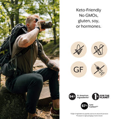 Promix whey protein shake prepared in a glass