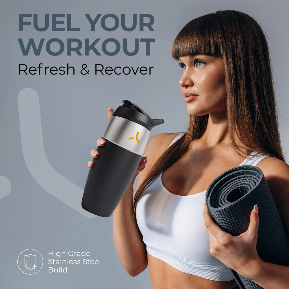 Promixx 32oz shaker BPA-free material supports daily use with confidence.