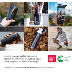 Promixx Pursuit on-the-go use enables protein shakes and cold beverages.