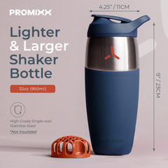 Promixx Pursuit snap-fit agitator blends smooth shakes without clumps