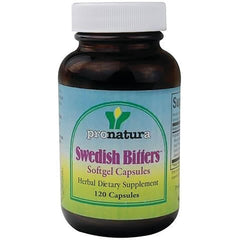 Bottle of Pronatura Swedish Bitters Capsules, 120 count