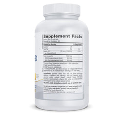 ProOmega-D Lemon front view of 120 soft gels bottle