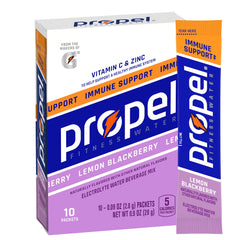 Propel Immune Support Powder Lemon Blackberry bottle