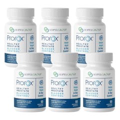 PROROX bottle with label showing Prostate & Bladder Support