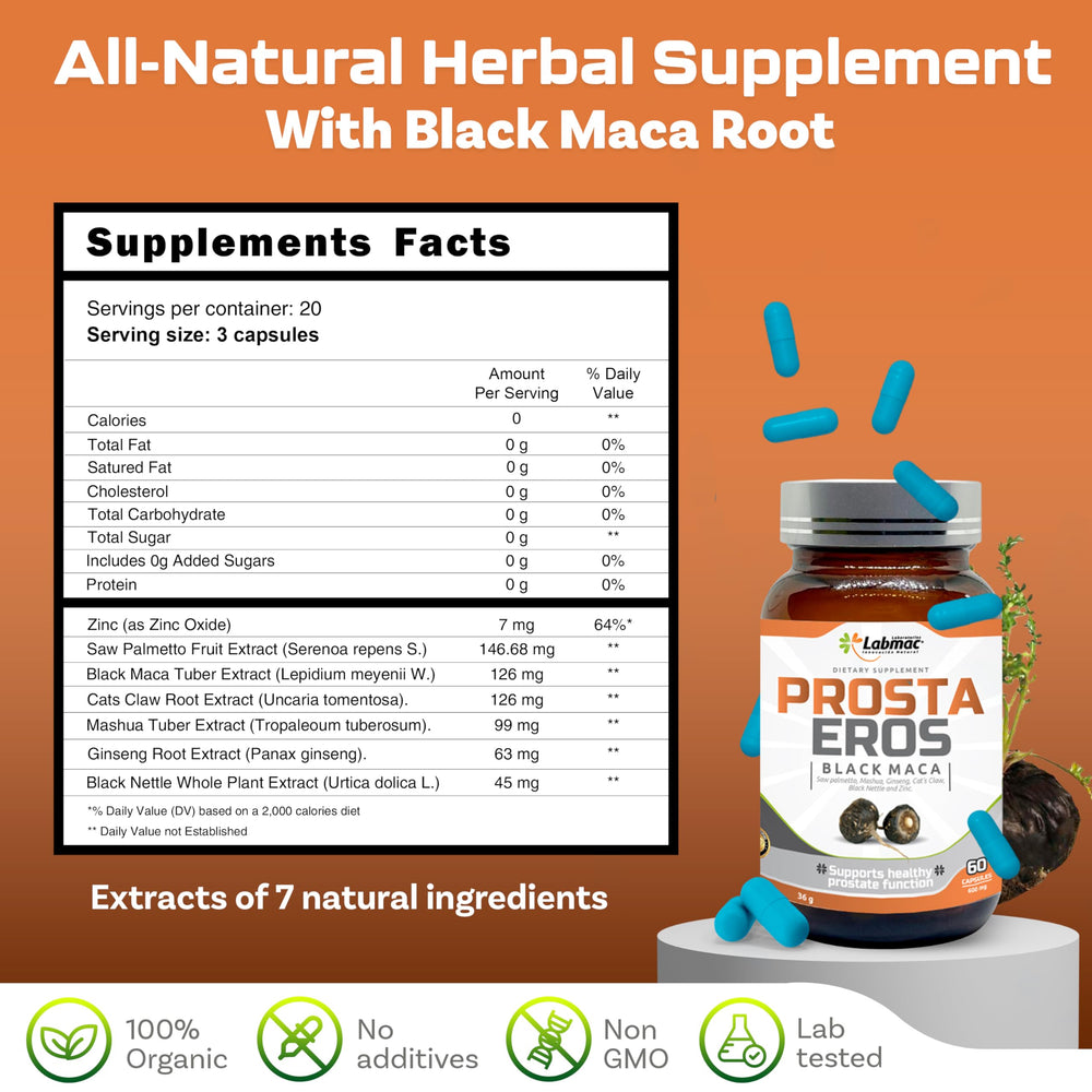 Prosta Eros bottle back label view