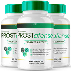 Front view of Prostafense Prostate Health Capsules bottle