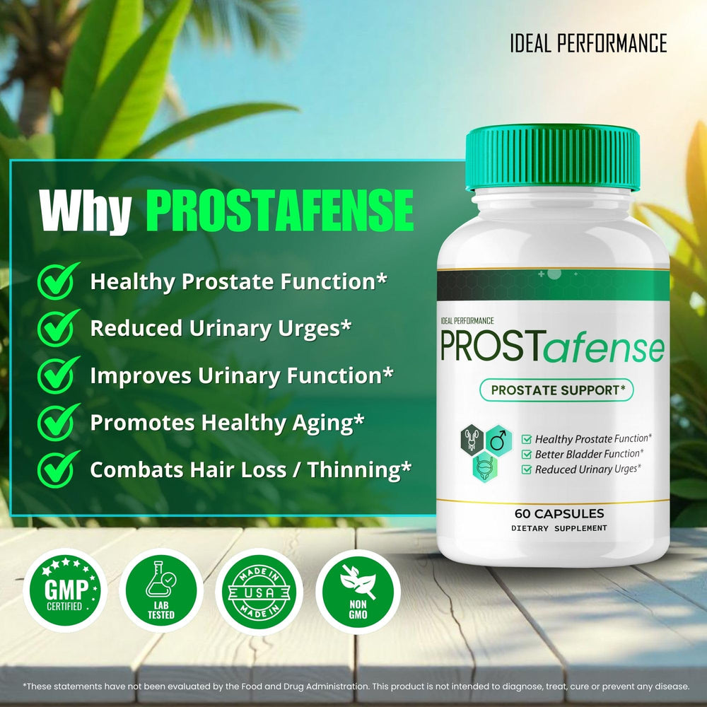 Close-up of Prostafense capsules