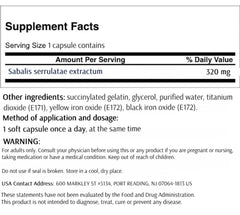 Close-up of Prostamol Uno 320mg capsules