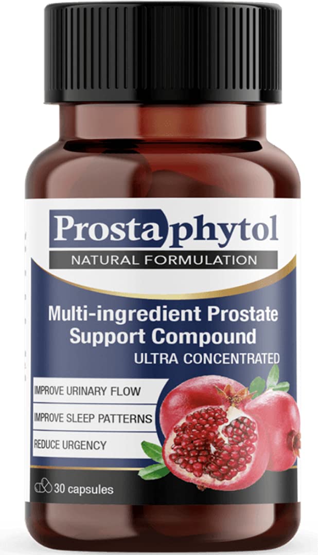 Bottle of Prostaphytol 30 Vcaps with label