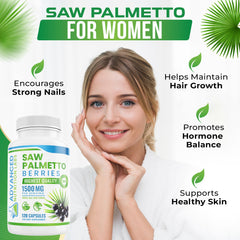 Prostate health support with Saw Palmetto
