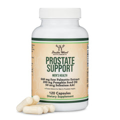 Bottle of Prostate Support Supplement with 120 capsules