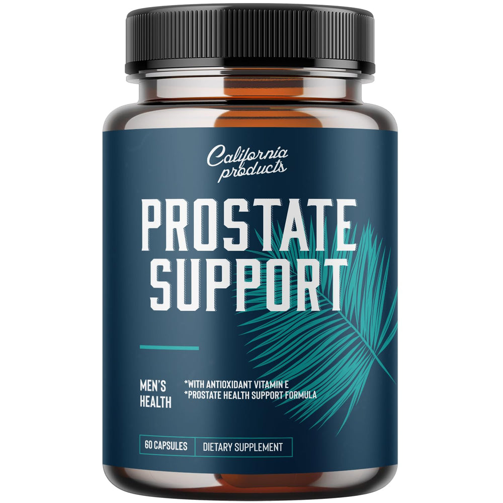 Bottle of Prostate Support Supplement for Men with Saw Palmetto and Pygeum