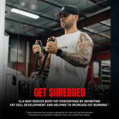 Lifestyle image of fitness enthusiast with PROSUPPS CLA 3000