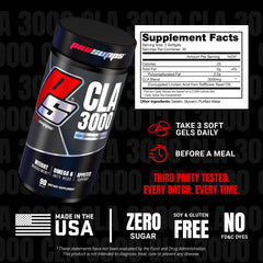 Packshot showing PROSUPPS CLA 3000 packaging