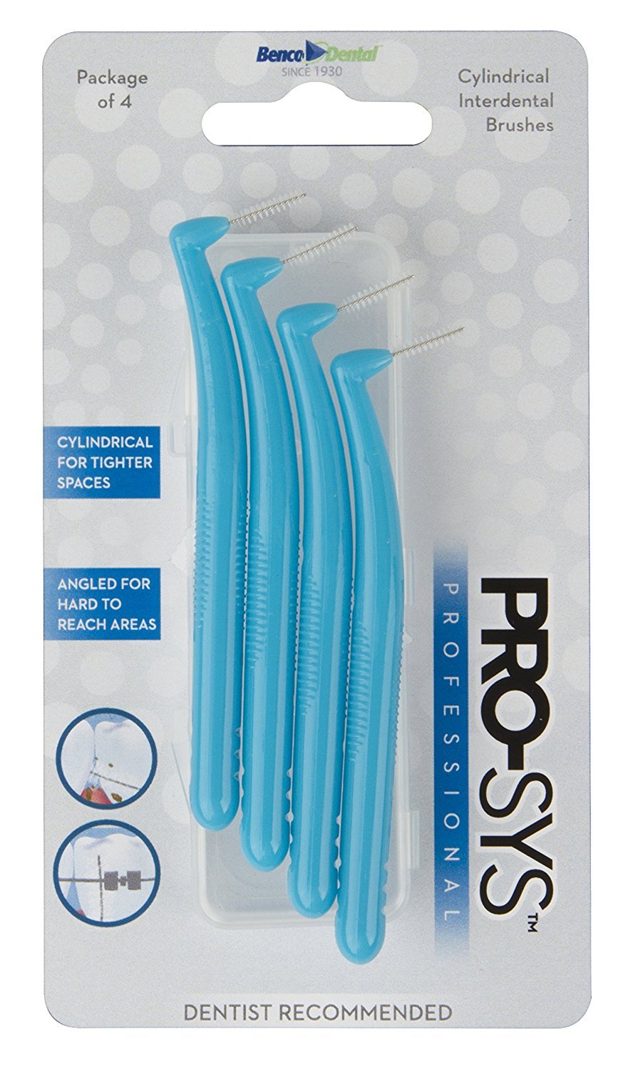 DuPont bristles close-up on PRO-SYS interdental brush