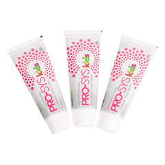 PRO-SYS Kids Bubblegum Fluoride Toothpaste tube close-up