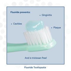 Three mint toothpaste tubes in the PRO-SYS 3-pack