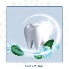 Close-up of foaming action of PRO-SYS Mint Fluoride Toothpaste Gel