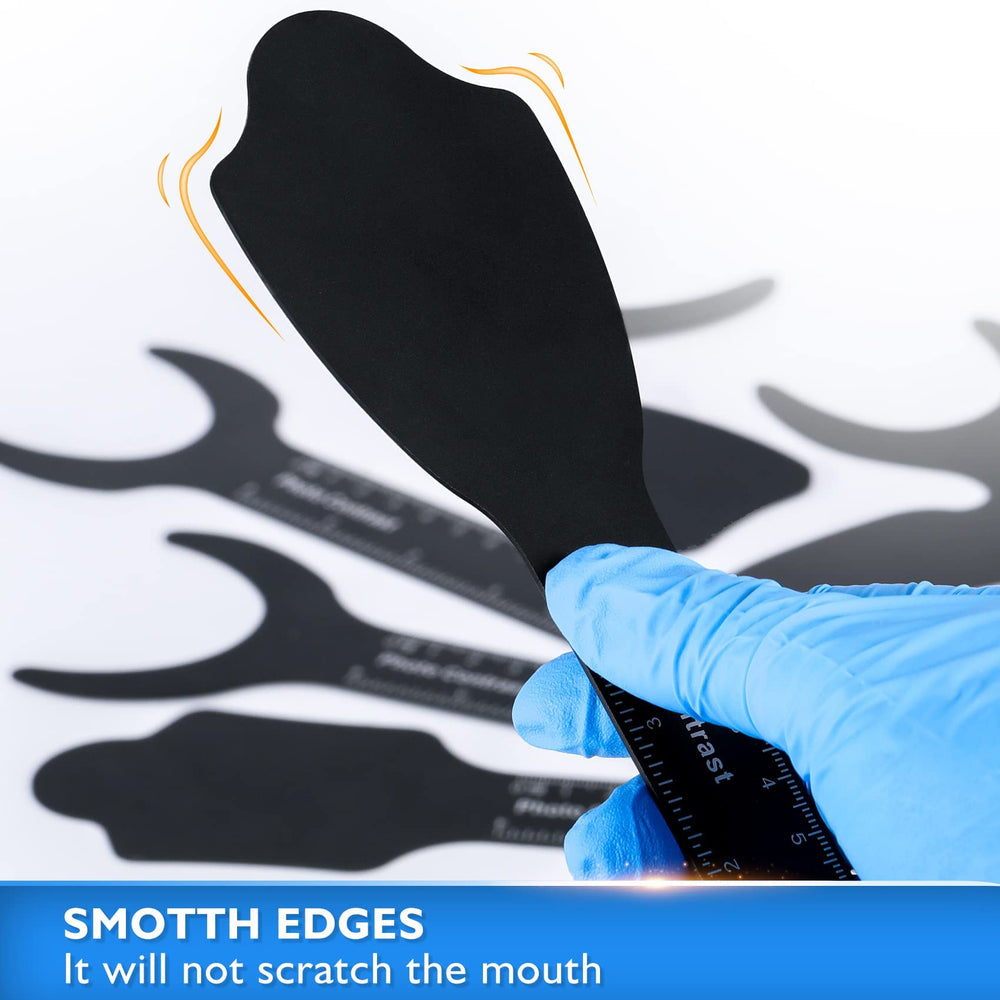 Intraoral black background feature improves tooth contrast