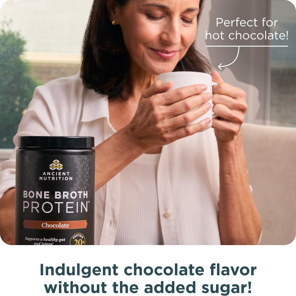 Preparing a protein shake with bone broth protein powder