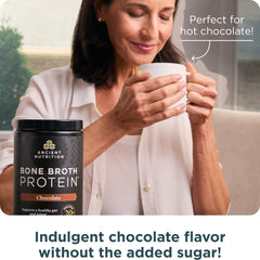 Preparing a protein shake with bone broth protein powder