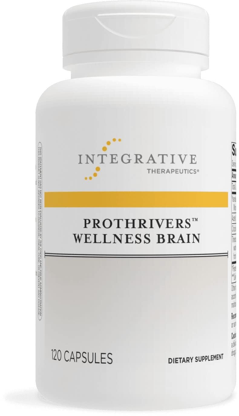 Front view of ProThrivers Wellness Brain bottle