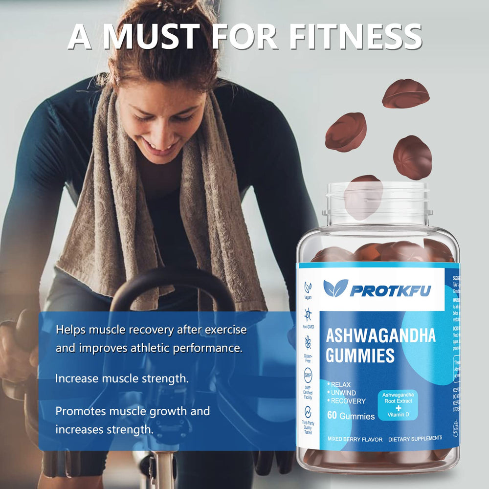 Ashwagandha + Vitamin D3 gummies berry flavor close-up