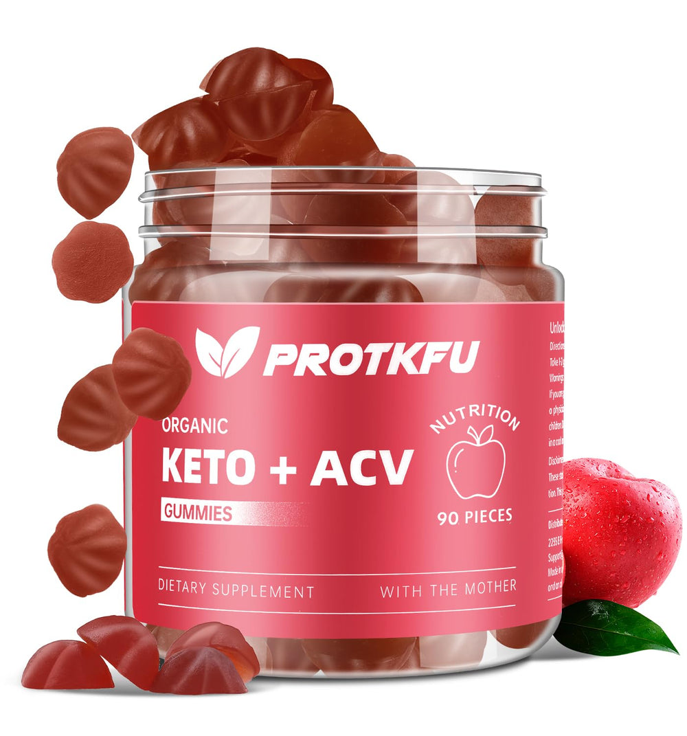 90 count ProTKFU Keto ACV Gummies bottle