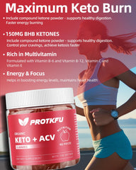 ProTKFU Keto ACV Gummies packaging front