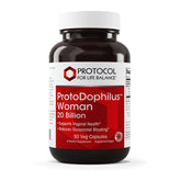 ProtoDophilus Woman 20 Billion probiotics bottle with 50 vegan capsules