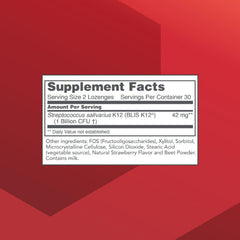 Box packaging for PROTOCOL FOR LIFE BALANCE E.N.T. Biotic lozenges