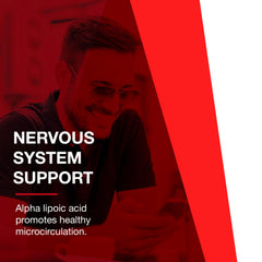 Nutrition facts panel showing 60 capsules per bottle