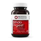 Front view of Protocol For Life Balance Bifido Digest bottle on white background