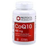 Protocol For Life Balance CoQ10 400mg bottle front