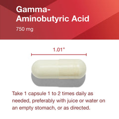 Protocol for Life Balance GABA 750mg packaging and bottle