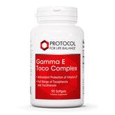 Protocol For Life Balance Gamma E Tocotrienols 90 softgels bottle – front view