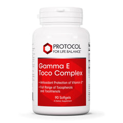 Protocol For Life Balance Gamma E Tocotrienols 90 softgels bottle – front view