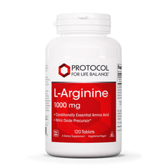 Protocol for Life Balance L-Arginine 1000mg bottle and packaging