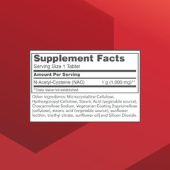 Brain and nervous system support concept with NAC