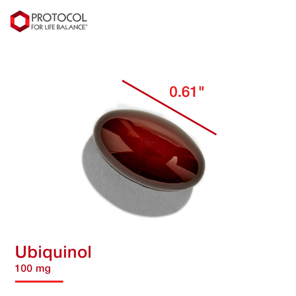 Active form of CoQ10 (ubiquinol) illustration