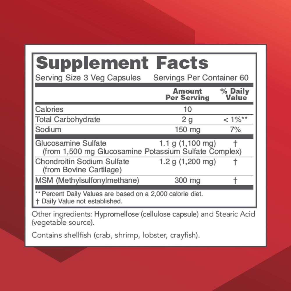 Side view of Protocol joint supplement bottle